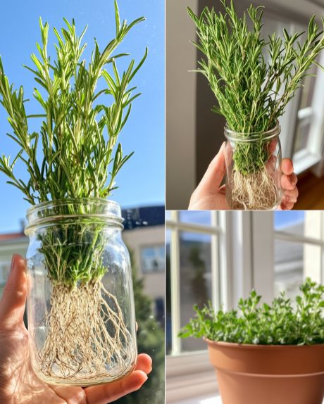 Rosemary is a versatile and fragrant herb, commonly used in cooking, but it also offers … Potted Rosemary Indoor, Rosemary Propagation, Rosemary From Cuttings, Prune Rosemary, Growing Rosemary Indoors, Rosemary Christmas Tree, How To Grow Rosemary, Grow Rosemary, Cabin Projects