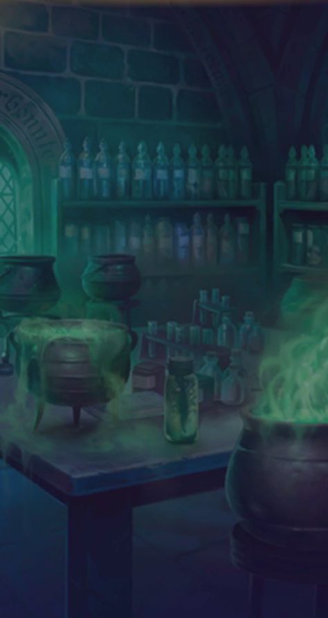 Harry Potter Potions Aesthetic, Potion Wallpaper, Potions Wallpaper, Harry Potter Spells Wallpaper, Hogwarts Potions Classroom, Harry Potter Potions Classroom, Classroom Harry Potter, Potions Harry Potter, Potions Classroom Harry Potter