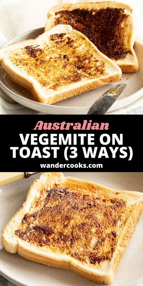 Vegemite Toast, Vegemite Recipes, Marmite Recipes, Damper Recipe, Australian Snacks, Australian Recipes, Australian Desserts, Best Sandwich Recipes, Aussie Food