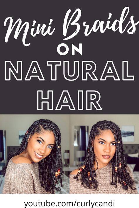 Box Braids Natural Hair No Extensions, Box Braids With No Added Hair, Box Braid On Natural Hair No Extensions, Braid Styles No Extensions, Braids For Natural Hair No Weave, Individuals On Natural Hair, Single Braids Natural Hair No Weave, Braids On Natural Hair No Extensions, Natural Braids No Extensions