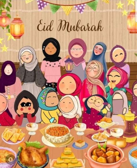 Hari Raya Cartoon, Nursing Wallpaper, Beige Lipstick, Eid Mubarak Wallpaper, Eid Quotes, Motivasi Diet, Ramadan Kareem Pictures, Eid Card, Eid Card Designs