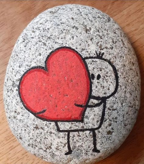 Lotus Painted Rock, Rocks Painting Acrylic, Rock Painting Love Ideas, Valentine Rock Painting Ideas Easy, Painted Rocks Dots Easy, Painted Rock Designs Easy, Colorado Painted Rocks, Rock Painting Valentine Ideas, Book Character Painted Rocks