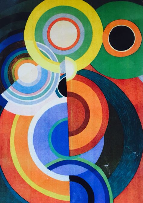 Sonia Delaunay's work Arte Madi, Robert Delaunay, Louisiana Museum, Sonia Delaunay, Circle Quilts, Circle Art, Inspirational Artwork, Weird Art, Museum Of Modern Art