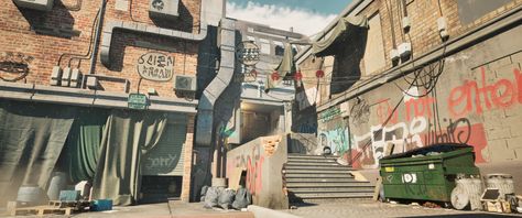 ArtStation - Asian lane Street Concept Art, Aliens On Earth, Landscape Concept Art, Concept Environment, Scale Art, Vis Dev, Background Drawing, Speed Paint, Street Design