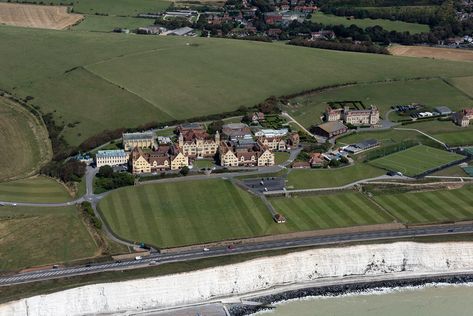 Roedean School aerial image Roedean School, Aerial Images, East Sussex, Aerial View, Brighton