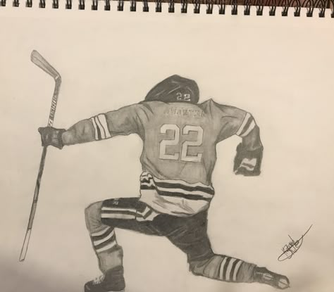 Hockey player drawing Hockey Drawing Reference, Hockey Drawing Sketches, Football Drawing Sketches, Hockey Doodles, Ice Hockey Drawing, Hockey Player Drawing, Hockey Player Quotes, Hockey Player Costume, Ice Hockey Aesthetic