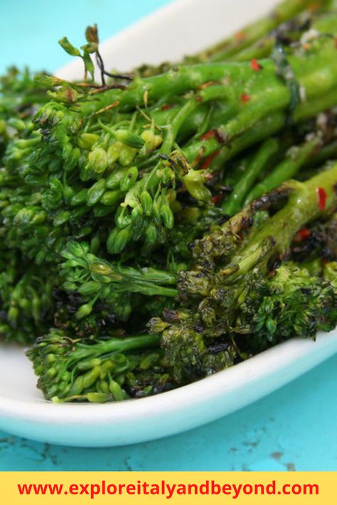 Broccolini Sauteed, Brocolini Recipes, Asparagus On The Grill, Broccolini Recipe, Italian Side Dishes, Garlic And Olive Oil, Garlic Olive Oil, Explore Italy, Dinner Guest