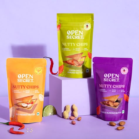 Snacks Photography Styling, Food Packet Photography, Packed Food Photography, Snack Photography Chips, Food Packaging Photoshoot, Packaged Food Photography, Chips Product Photography, Snack Photography Ideas, Snack Product Photography