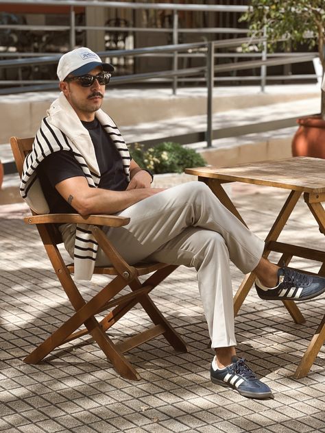 #fashion #menstyle #ootd #mensclothing #casualoutfit Italian Men Aesthetic, Beer Painting, Gq Mens Style, Gym Model, Adidas Casual, Classy Outfits Men, Mens Summer Outfits, Smart Casual Style, Classy Men