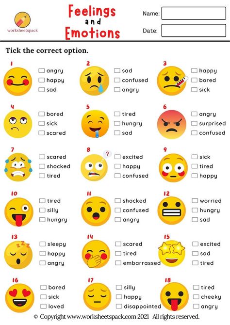 Printable feelings and emotions quiz PDF. Ingles Kids, Quizzes For Kids, Free Quizzes, Picture Quiz, Teaching Emotions, Test For Kids, English Quiz, Social Skills For Kids, Vocabulary Quiz