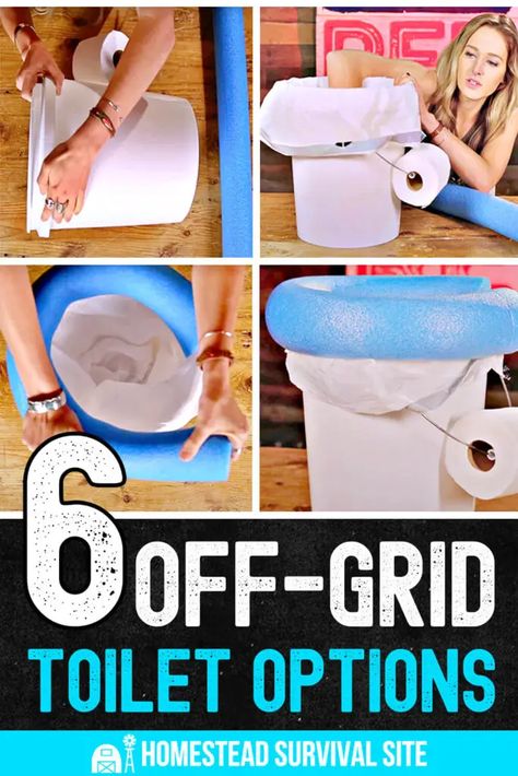 Discover 6 off-grid toilet options that provide a reliable sanitation solution for places without access to running water and electricity. Off Grid Toilet, Survival Homestead, Survival Skills Emergency Preparedness, Travel Trailer Living, Off Grid Homestead, Survival Ideas, Cabin Retreat, Bush Craft, Homesteading Diy