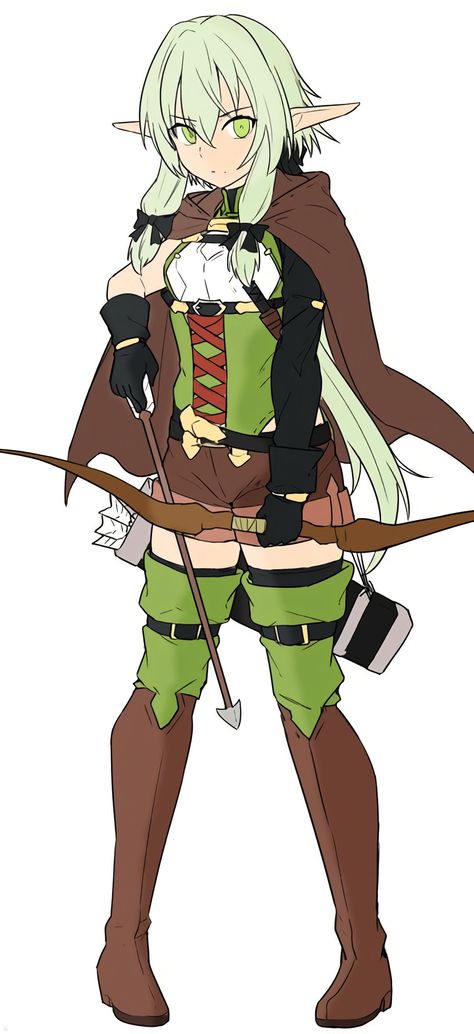 Goblin Slayer, High Elf Archer, by Shiseki Hirame High Elf Archer Goblin Slayer, High Elf Archer, Mona China, Elf Archer, Fantasy Vibes, Elf Drawings, Moon Elf, Elf Ranger, Elf Games