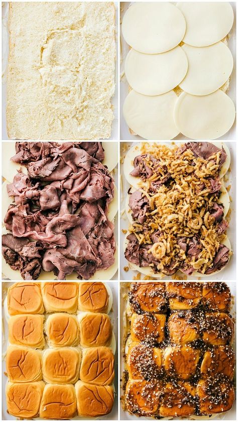 Easy French Dip Sliders | Chelsea's Messy Apron French Dip Sliders, Roast Beef Sliders, Chips Dip, French Dip Sandwiches, Dip Sandwiches, Slider Sandwiches, Beef Sliders, Cheesecake Dip, French Dip Sandwich