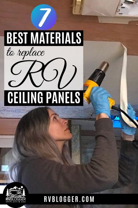 Paint Rv Ceiling, Pop Up Ceiling Ideas, Camper Ceiling Repair, Rv Ceiling Makeover, Camper Ceiling Remodel, Rv Ceiling Remodel, Camper Ceiling Ideas, Rv Light Fixture Makeover, Rv Ceiling Ideas