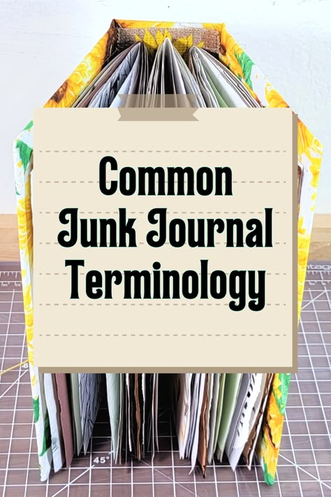 Junk journals are an exciting and creative way to document memories and express yourself. With the use of different items and materials, you can customize your own junk journal to your liking. Whether you are a beginner or a professional, there is something for everyone. To help you understand all the words and terms in the junk journal world, it is beneficial to become familiar with the junk journal glossary. #junkjournal #junkjournaling #whatisajunkjournal Junk Journal Techniques, Scrapbook Junk Journal Ideas, Junk Journaling For Beginners, Homemade Junk Journal, Making Junk Journals, Junk Journal For Beginners, Handmade Junk Journals, Smash Book Journal Ideas, Journal Materials