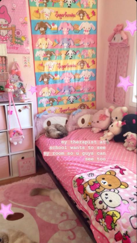 Agere Room, Cute Core Room, Kawaii Rooms, Cutecore Room, Kawaii Room Ideas, Kawaii Kei, Kawaii Bedroom, Kawaii Cutecore, Otaku Room