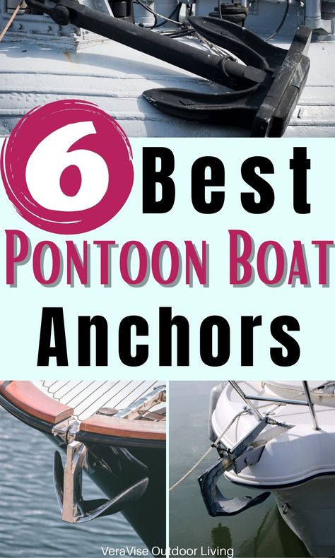 Boat Anchor Ideas, Pontoon Boat Ideas, Pontoon Anchor, Best Pontoon Boats, Small Pontoon Boats, Pontoon Boat Accessories, Pontoon Accessories, Marine Anchor, Water Mat