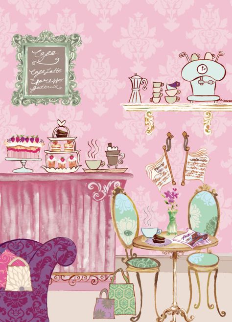 French Themed Bedroom, Girly Doodles, Ethereal Realm, Shoe Diva, Chic Illustration, Feminine Essence, Girly Graphics, Boutique Art, Drawing Vintage