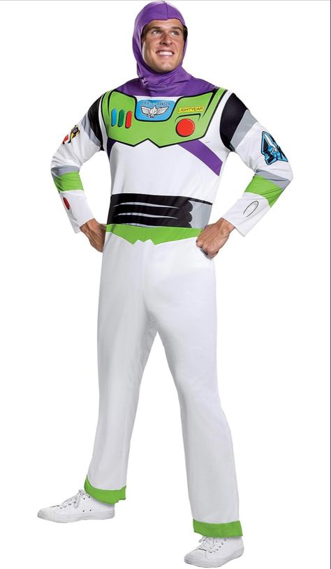 Disney Toy Story Adult Buzz Lightyear Classic Costume Disfraz Buzz Lightyear, Buzz Lightyear Costume, Toy Story Halloween, Toy Story Costumes, Classic Halloween Costumes, Toy Story Buzz Lightyear, Toy Story Buzz, Group Costumes, Pixar Toys