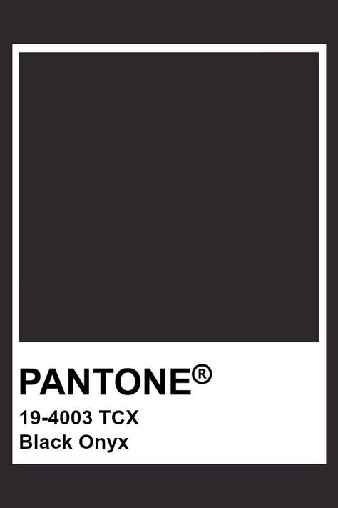 Black Swatch Color, Onyx Color Palette, Pantone Black Shades, Pantone Black Palette, Charcoal Pantone, Black Pantone, Pantone Color Swatches, Black Colour Palette, Pantone Black