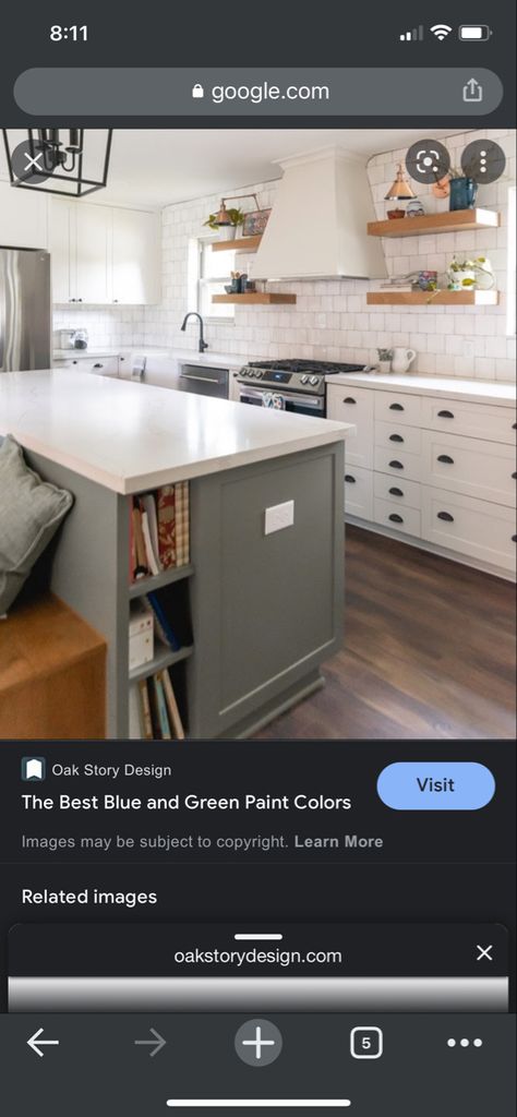 Kitchen Inspo, Benjamin Moore, Kitchen Island, Grey, Home Decor, Home Décor