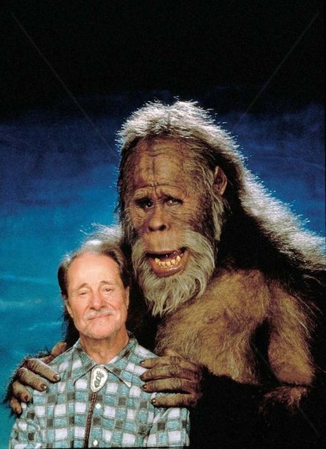 Two of my favorite people ~ Don Ameche and Harry Tv Friendships, Josh Gates, Forest Giant, Expedition Unknown, Harry And The Hendersons, 80s Films, Bigfoot Pictures, Don Ameche, Giant People