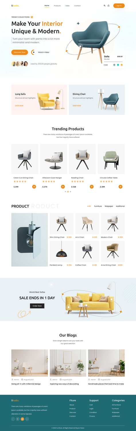 Furniture Website Banner, Chair Website Design, Furniture Ecommerce Web Design, Furniture Website Design Inspiration, Product Listing Page Design, Furniture Web Design, Furniture Website Design, Furniture Store Website, Furniture Landing Page