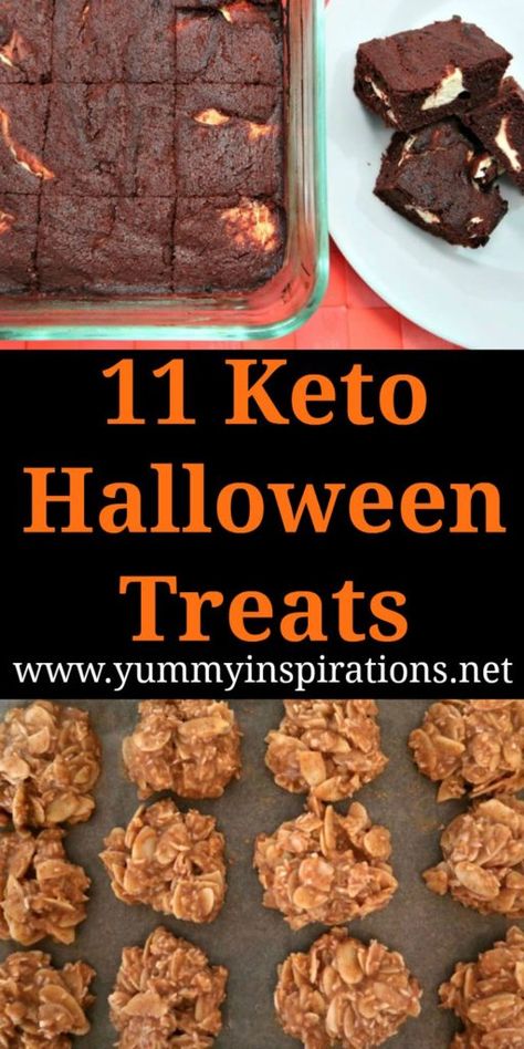 Keto Halloween Treats Recipes - Easy Low Carb Sweet Food Ideas Halloween Treats Recipes, Low Carb Food Ideas, Keto Halloween, Treats For Halloween, Gluten Free Halloween, Low Carb Food, Desserts Keto, Halloween Food Treats, Treats Recipes