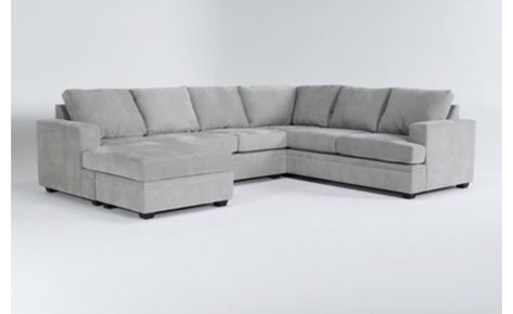 Sunroom Couch, Indigo Living Room, Ottoman Sofa Bed, 2 Piece Sectional Sofa, Gray Sectional, Grey Sectional Sofa, Sofa Bed With Chaise, Narrow Living Room, Grey Sofa Bed