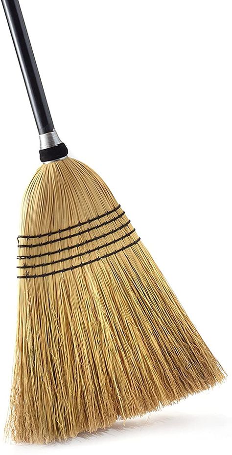 Amazon.com: O-Cedar Heavy Duty Commercial 100% Corn Broom with Solid Wood Handle: Health & Personal Care Best Broom, Broom Corn, Broom Handle, Brooms, Hard Floor, Wood Handle, Wooden Handles, Yellow Black, Cleaning Supplies