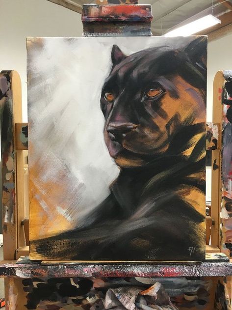 Experimental Painting, Animal Paintings Acrylic, Painting Challenge, Simple Canvas Paintings, Online Job, Arte Inspo, Arte Fantasy, Art Inspiration Painting, Painting Art Projects