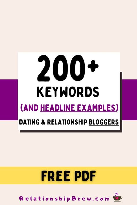 [Grab your FREE PDFs] 200+ Keywords and Headlines for Dating and Relationship Bloggers, 75 Date Idea Headlines, 75 Travel Idea for Couples Headlines, 75 Gift Ideas for Couples Headlines #dating #relationships #keywords #headlines #contentmarketing #blog #blogger #couples #love #blogpost #wordpress Gift Ideas For Couples, Date Idea, Blogging Ideas, Editorial Calendar, Couples Love, Beginner Blogger, Dating Coach, Ideas For Couples, Content Calendars