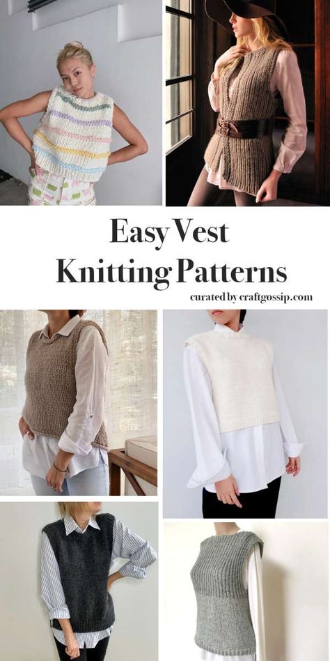 Women’s Vest Knitting Pattern, Vests Knitting Patterns, Women’s Knit Vest Pattern, Vest Knitting Patterns For Women Free, Free Knit Vest Patterns For Women, Free Knitted Vest Pattern, Chunky Knit Vest Pattern Free, Easy Knit Vest Pattern Free, Beginner Knitting Projects Free