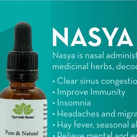 ayurvedaheaven on Instagram: "Embrace Ayurvedic wisdom for a breath of fresh air this winter! 🌬️✨ Say goodbye to that leaky faucet feeling with these holistic tips: 🌿 Nasya Oil Magic: Infused with sesame oil, this herbal elixir pacifies Vata, clearing dry nasal passages. Enjoy not just sinus relief, but also a serene mind and relaxed neck/shoulders. Suitable for all, but Pitta pals, proceed with caution! 🧘‍♀️💆‍♂️ #Ayurveda #NasyaMagic 🍃 Eucalyptus Inhalation: Feeling stuffy? Inhale the power of eucalyptus! Boil water, add 3-5 drops of eucalyptus oil, cover with a towel, and breathe deep. It’s an Ayurvedic secret to loosen stuck mucus and balance Kapha. 🌿💨 #BreatheEasy #EucalyptusMagic 🌸 Holistic Sinus Care: For a full-blown sinus rescue, follow the eucalyptus inhalation with Balance Kapha, Nasya Oil, Holistic Tips, Herbal Elixir, Sinus Relief, Proceed With Caution, Leaky Faucet, Nasal Passages, A Breath Of Fresh Air