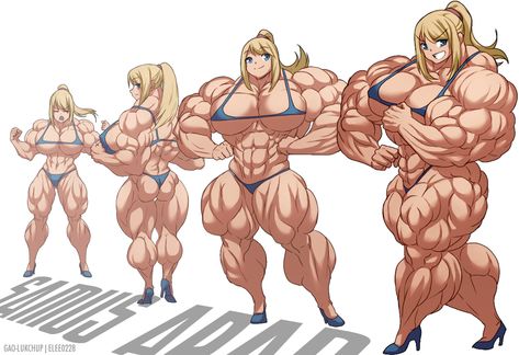 Female Muscle Growth, How To Grow Muscle, Female Muscle, Samus Aran, Muscle Girls, Personalize Art, Muscle Growth, Muscle Women, Character Description