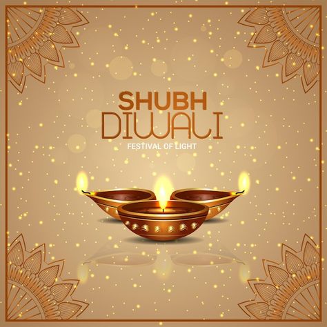 Indian Festival Of Lights, Punjabi Wedding Couple, Diwali Greeting, Diwali Design, Diya Lamp, Diwali Festival Of Lights, Happy Dhanteras, Background Gold, Celebration Background