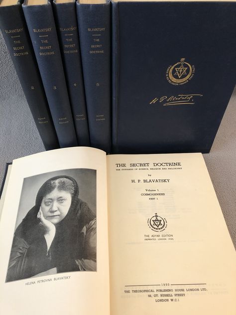 Helena Blavatsky | The Secret Doctrine, the Synthesis of Science, Religion and Philosophy:  Cosmogenesis & Anthropogenesis (1888) Blavatsky Helena, Blavatsky Quotes, Helena Blavatsky, The Secret Doctrine, Publishing House, Philosophy, The Secret, Science, Book Cover