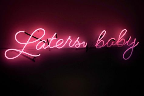 Laters, baby. Neon quote from Fifty Shades of Grey! #fiftyshades #fiftyshadesfreed Fifty Shades Grey Aesthetic, Fifty Shades Grey, Shades Quotes, Fifty Shades Quotes, Shade Quotes, Laters Baby, Grey Aesthetic, Neon Quotes, Fifty Shades Movie