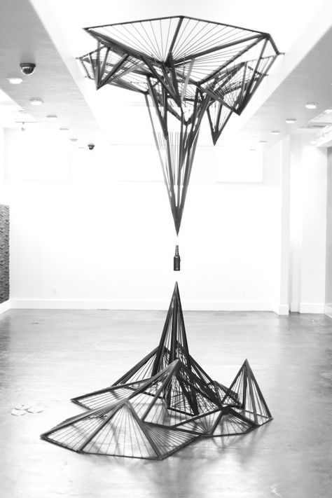 Sp Studio, Installation Interactive, Geometric Sculpture, Parametric Design, Have Inspiration, Scenic Design, Sculpture Installation, Architectural Inspiration, Stage Design