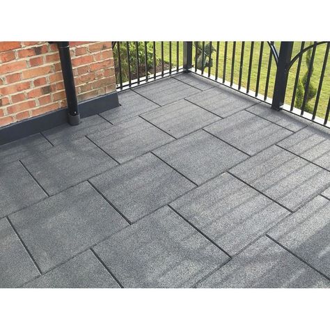 Flat Roof Tiles, Balcony Tiles, Tile Edge Trim, Terrace Tiles, Terrace Floor, Garage Roof, Grey Patio, Rubber Tiles, Deck Tiles