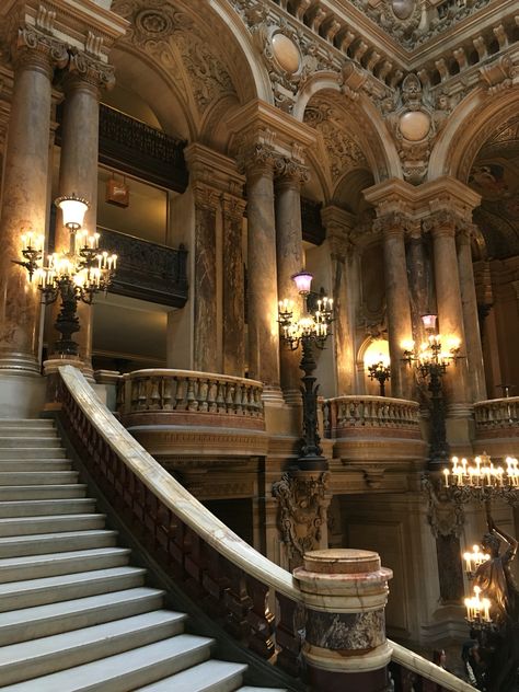 Paris Opera House Castle Ballroom Aesthetic, Opera Astethic, Old Big House, Opera House Aesthetic, Ballroom Aesthetic, Opera Aesthetic, Paris Opera House, Fancy Clothes, Castle Aesthetic