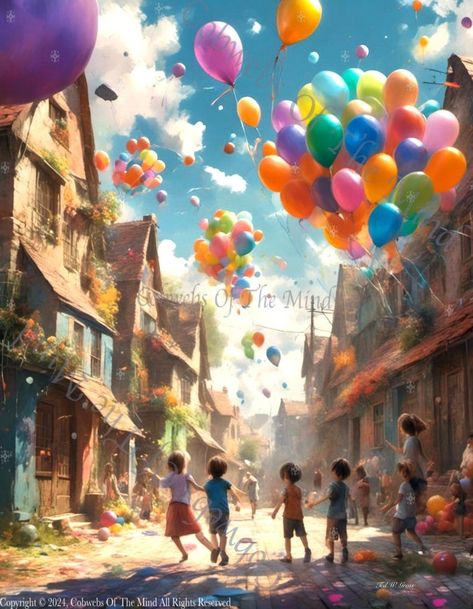 💖 Dreamy Village Celebration - Digital Art 💖 by Cobwebs Of The Mind Shop now 🛍️ at https://cobwebsofthemind.art/products/dreamy-village-celebration-digital-art Engage with this post seriously with a comment or remark, and you will receive a 15% discount coupon for any product at Cobwebs Of The Mind! 🎈✨ Dive into this enchanting digital art piece from Cobwebs Of The Mind! 🌈 This whimsical scene features a lively children's parade with colorful balloons floating above a dreamy village street. T... Fantasy Celebration, Village Street, Colorful Balloons, Colourful Balloons, Art Products, Discount Coupon, The Mind, Diving, Mood Board