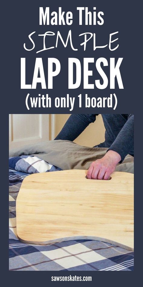 Lap Desk Diy, Diy Lap Desk, Diy Desk Plans, Lap Table, Desk Simple, Desk Diy, Woodworking Tutorials, Lap Tray, Woodworking Inspiration