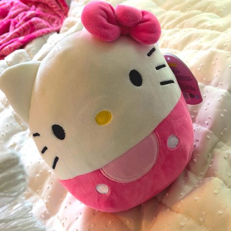 Hello Kitty And Friends By Sanrio Squismallow 8 In Color: Pink Brand New Ship Next Day Zoe Core, Hello Kitty Squishmallow, Christmas Checklist, Girly Christmas Gifts, Costume Accessories Diy, Crumbl Cookies, Childhood Characters, Stuff Animals, 2013 Swag Era