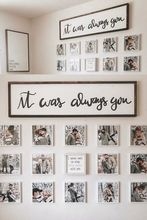 Surprise your loved ones with the stickable framed photo tiles everyone is talking about! Ordering is easy & shipping is FREE!   😍 Family Wall Decor, Photo Tiles, Family Wall, Dream House Decor, Mr And Mrs, My New Room, First Home, My Dream Home, Bedroom Makeover