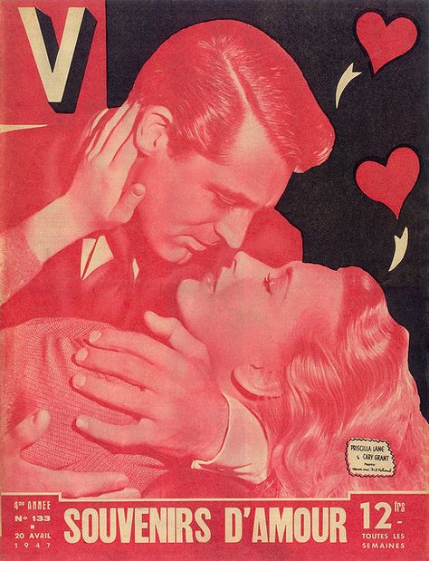 Valentine Poster, Old Movie, V Magazine, Retro Valentines, Cary Grant, Vintage Americana, Vintage Valentines, Red Aesthetic, Vintage Ads