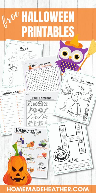 Halloween Activity Printables, Homeschooling Printables, Halloween Activity Sheets, Halloween Bucket List, Activity Printables, Halloween Word Search, Halloween Printables Free, Learning Printables, Halloween Activity