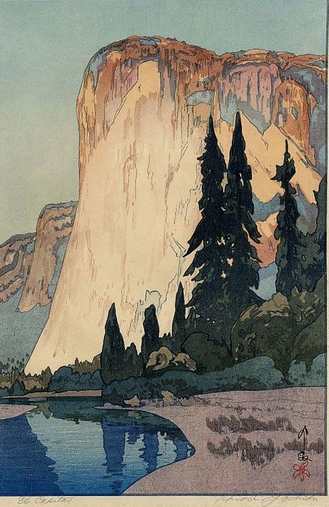 Hiroshi Yoshida, Arte Peculiar, Art Japonais, Japanese Woodblock Printing, Art Et Illustration, Japanese Painting, Japan Art, Japanese Prints, Woodblock Print