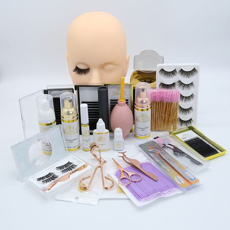 Lash Extensions Tools, Lash Extentions, Individual Lash Extensions, Eyelash Extension Training, Lash Kit, Extension Training, Train Kit, Professional Eyelash Extensions, Eyelash Extension Kits