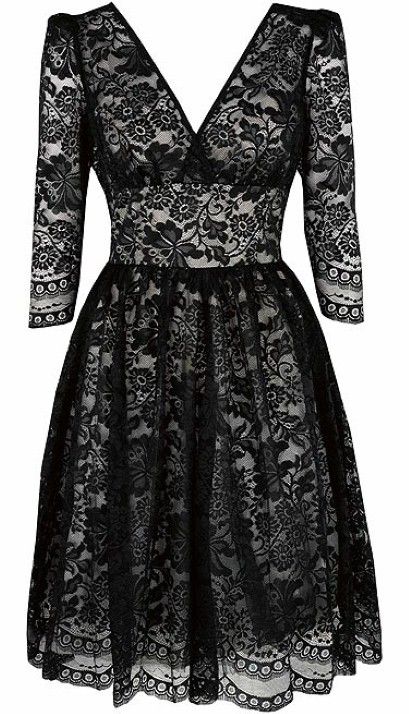 Vintage Black Lace Dress, Pearl Lowe, Dress Idea, Lace Dress Vintage, Dress Order, Lace Dresses, Work Party, Pretty Dress, Black Lace Dress